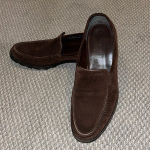 Bally Mens suede loafer sz 11